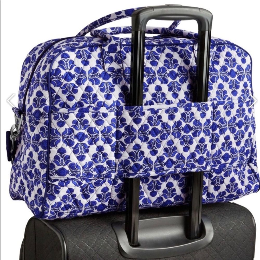 Vera Bradley Cobalt Tile Weekender